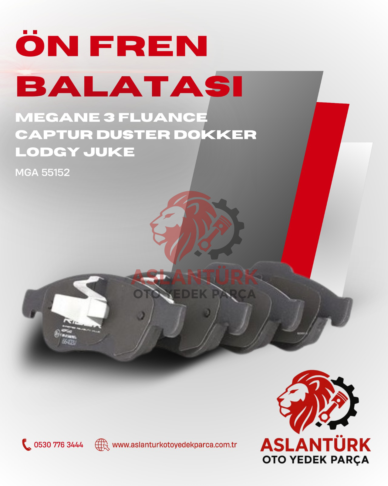 MGA 55152 Ön Fren Balatası